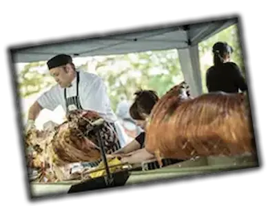 Whole hog roast